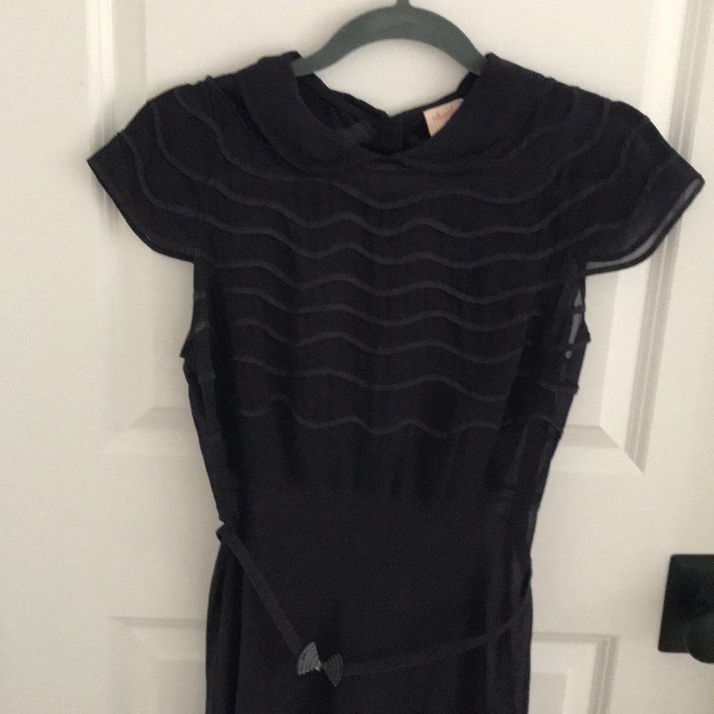 Whistles Eggplant Purple silk dress